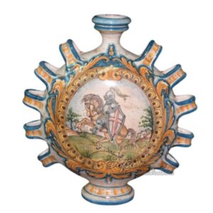 Fiasca a ciambella dieci manici 42x45 c/cavaliere