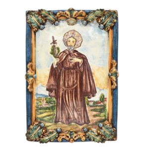 Capezzale applicato 32x45 san ciro tricolore