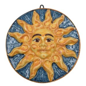 Sole disco Ø 14 blu/arancio - Bomboniera