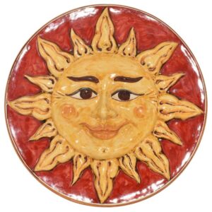 Sole disco Ø 14 rosso/arancio - Bomboniera