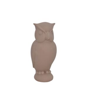 Gufo anacleto h 20 tortora opaco