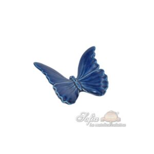 Farfalla arena 10x10 blu intenso - Bomboniera