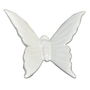 Farfalla piccola 9x8 white line - Bomboniera