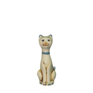 Aristogatto piccolo h 10 s. arte blu/arancio - Bomboniera