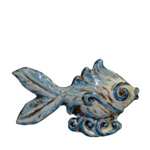 Pesce cann. 15x9 mono blu - Bomboniera
