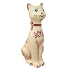 Aristogatto grande h 26,5 s. arte mono bordeaux