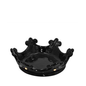 Corona svuota tasche piccola d. 20 cm black/gold - Bomboniera