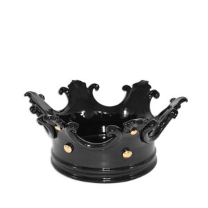 Corona svuota tasche media d. 27 cm black/gold