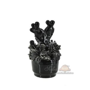Pianta grassa piccola h 12 black line - Bomboniera