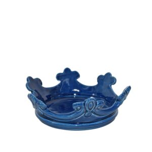 Corona svuota tasche piccola d. 20 cm blu intenso - Bomboniera