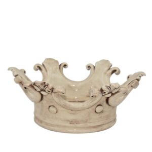 Corona svuota tasche media d. 27 cm madreperla antichizzato