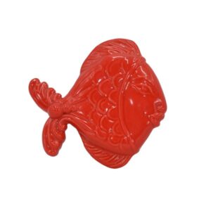 Pesce da appendere piccolo 15x15 rosso fuoco - Bomboniera