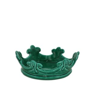 Corona svuota tasche piccola d. 20 cm verde smeraldo - Bomboniera