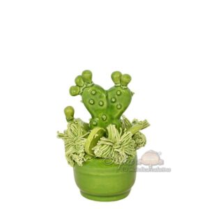 Pianta grassa piccola h 12 verde foglia - Bomboniera